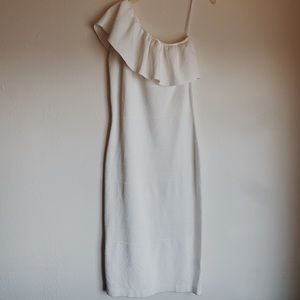 XOXO Women's One Shoulder Stitch Mix Bodycon Dress